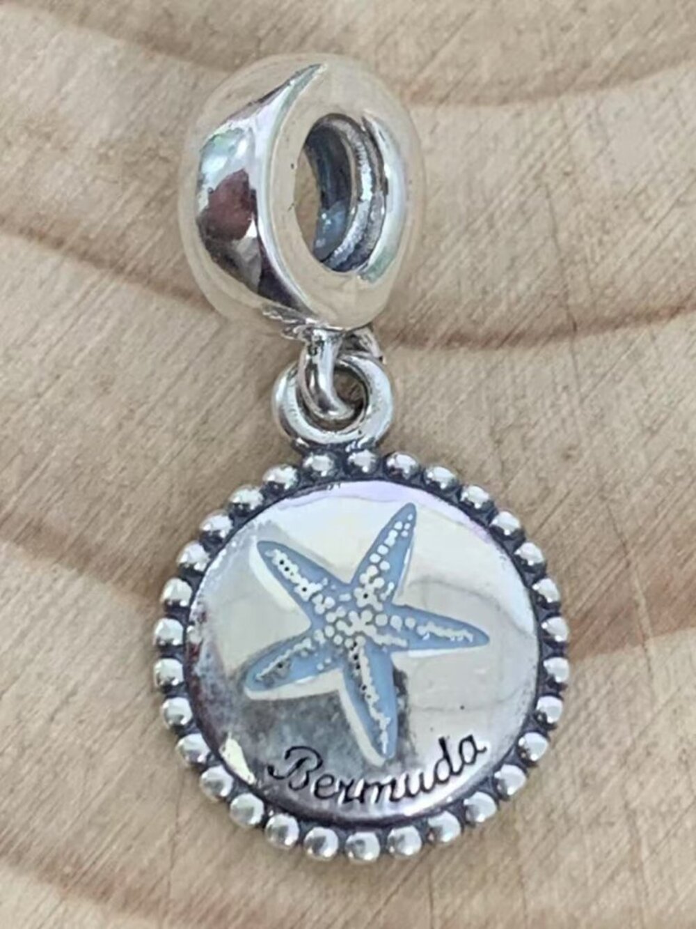 Pandora Bermuda Dangle Charm, S925 Silver Jewelry
